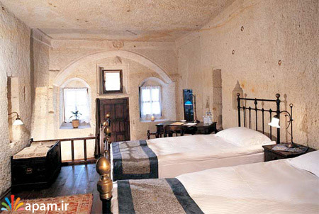هتل های مدرن,هتل غاری,ترکیه,Cave Hotel in Turkey,apam.ir