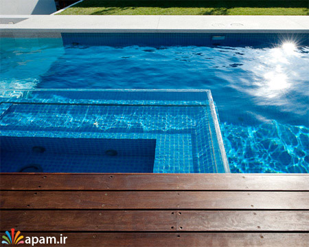 استخر های مدرن,استخر شیشه ای,Transparent Swimming Pool,apam.ir