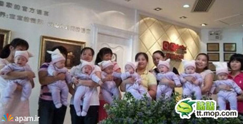 اکتامام چینی با 8 فرزند