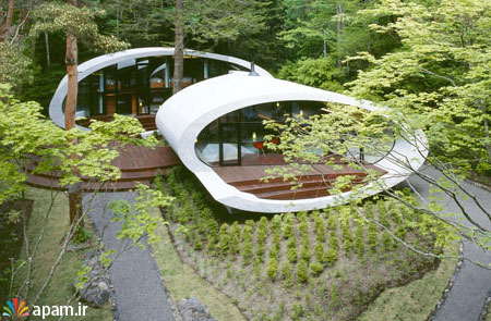 خانه های مدرن,Shell House in Japan,apam.ir