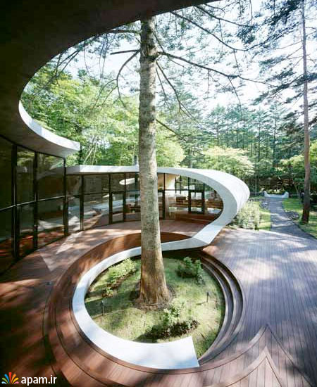 خانه های مدرن,Shell House in Japan,apam.ir