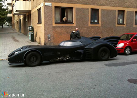 ماشین های مدرن,Batmobile Replica Spotted in Sweden,apam.ir