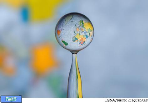 ثبت جهان‌ها در یك قطره آب! +عکس