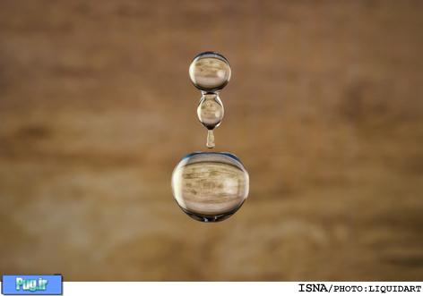 ثبت جهان‌ها در یك قطره آب! +عکس