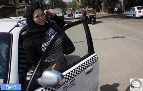 این زن تاکسیران موانع آزادی حقوق زنان مصری را شکست +عکس