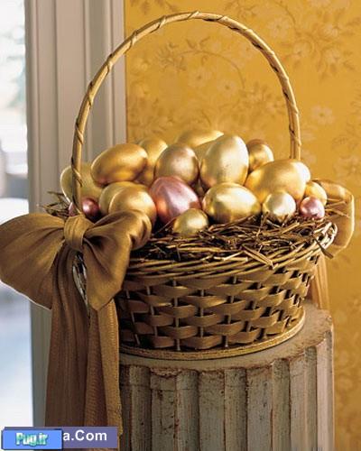 www.FunRoz.Com | مدل رنگ آمیزی و  تزئین تخم مرغ سفره هفت سین عید نوروز