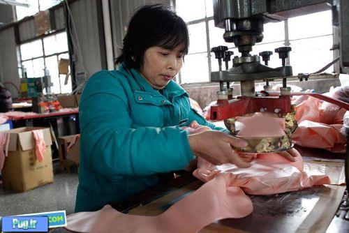 مراحل ساخت  مانکن زنانه در یک کارخانه چین+عکس