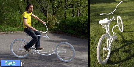 سازه های خلاقانه,Forkless Bicycle Design 