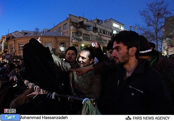  تهران در ساعتهای پایانی سال