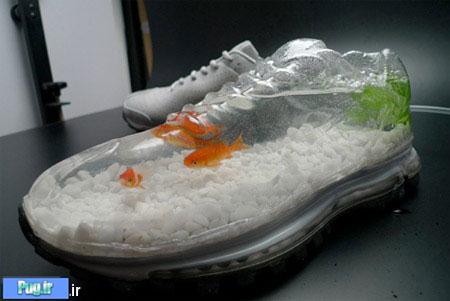 ایده های خلاقانه,Nike Shoe Aquarium