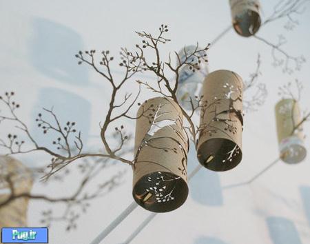  آثار هنری دیدنی,Toilet Paper Roll Trees