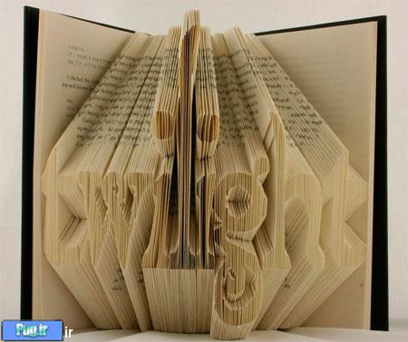  ایده های خلاقانه,Books Transformed Into Art