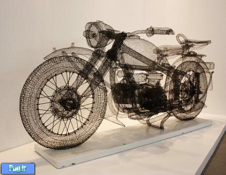 Wireframe Motorcycle