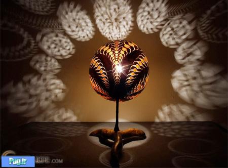 Carved Lamp