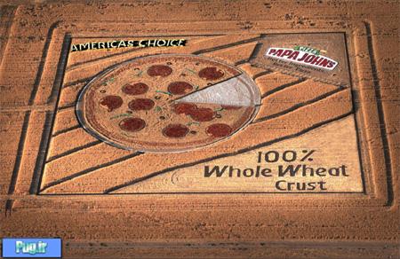 Pizza Crop Circle