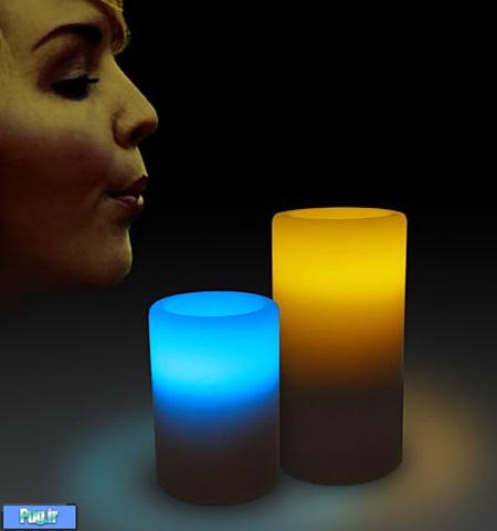 LED Blow On-Off Candles
