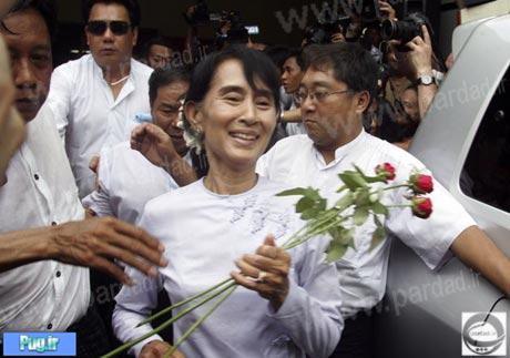 انتخاب مشهورترین زن سیاسی جهان در پارلمان میانمار +تصویر