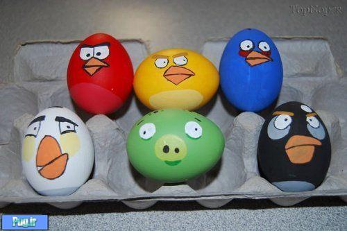 هنر نمایی روی تخم مرغ 