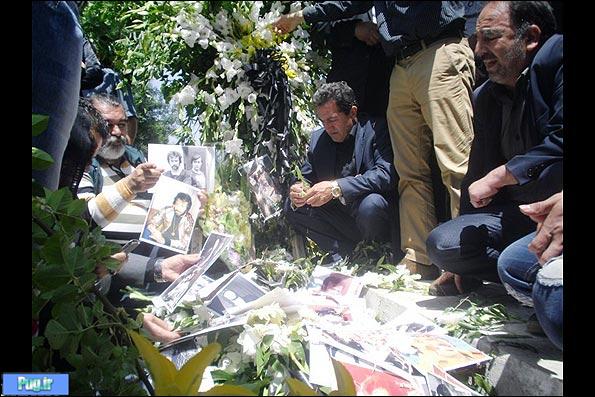 ایرج‌قادری بدون اطلاع رسانی و در سکوت کامل خبری درخاک آرام گرفت! + تصاویر مراسم