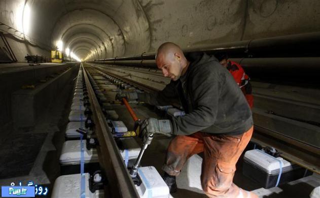 حفر طولانی ترین تونل جهان پایان یافت+ تصاویر