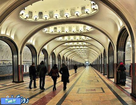 متروی مسکو 77ساله شد+ تصاویر