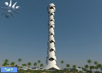 پروژه ساخت عجیب ترین برج دنیا! + عکس