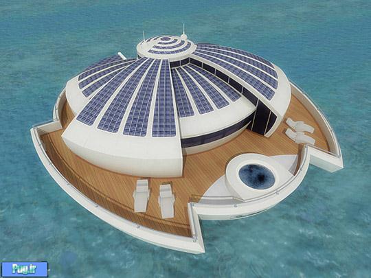 جزیره ی شناور خورشیدی