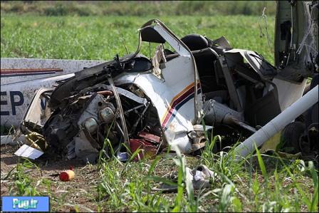 سقوط یک فروند هواپیما در قزوین