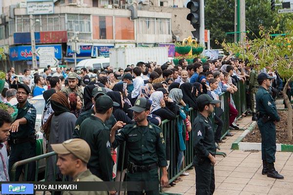 تصاویر: نمایش اراذل و اوباش در نظام آباد تهران 