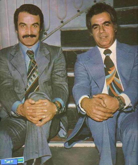 عکسی قدیمی از ناصر ملک مطیعی و سعید راد کنار هم