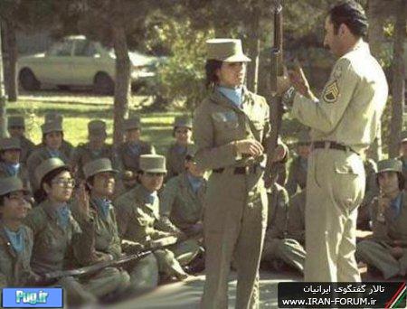 عکس: سربازی دختران ایرانی قبل از انقلاب 