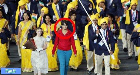 جنجال زن ناشناس در افتتاحیه المپیک