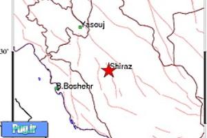  زلزله ۳.۸ ریشتری در عمق ۵ کیلومتری شیراز 