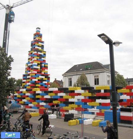 کلیسایی در هلند که از آجرهای لگو ساخته شده است