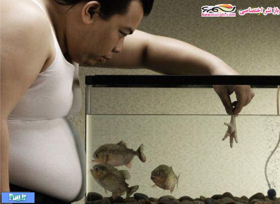 تصاویری جالب و دیدنی از تبلیغات برای جلوگیری از چاقی مردم!!