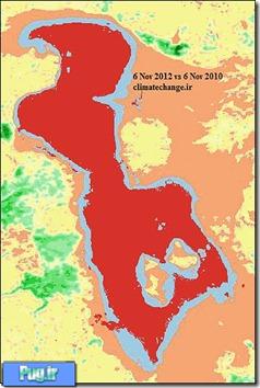 خطر دو قسمت شدن دریاچه ارومیه 