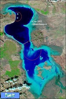خطر دو قسمت شدن دریاچه ارومیه 