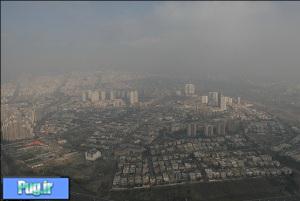 تک عکسی که آلودگی هوای تهران را بطور واضح مشخص می کند!
