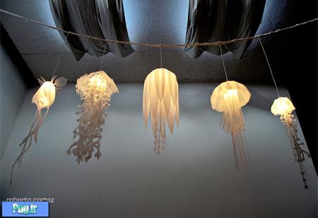 لامپ هایی با شکل ماهی ژله ای 