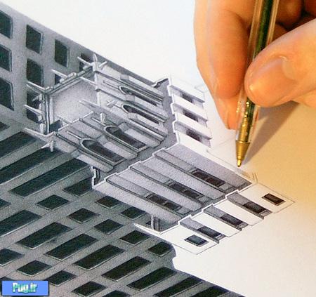 نقاشی های باور نکردنی با مداد 