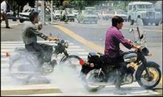 موتورسیکلت ها عامل ۲۵ درصد آلودگی هوای تهران
