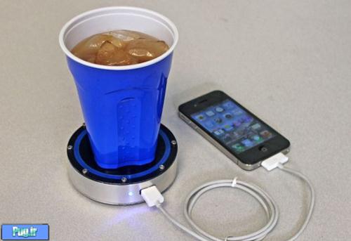 شارژ موبایل با چای و نوشابه! + عکس