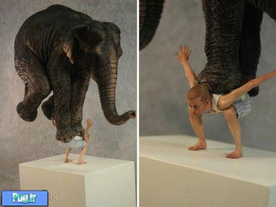 نهایت دقت در ساخت یک فیل !