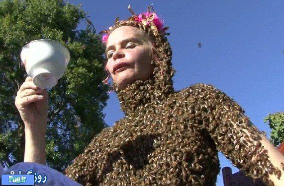 این زن ملکه زنبور هاست 