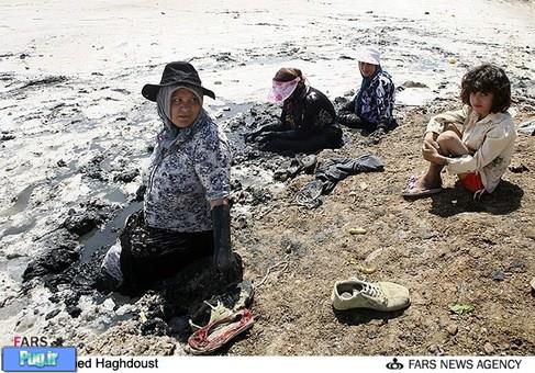  لجن درمانی در سواحل دریاچه ارومیه