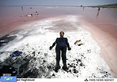  لجن درمانی در سواحل دریاچه ارومیه
