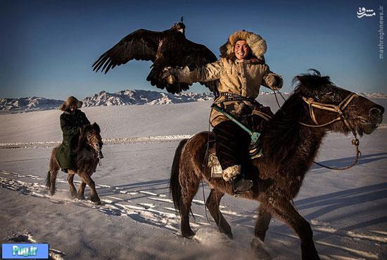 جشنواره شکار با عقاب در قزاقستان