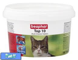 قرص مولتی ویتامین top 10 مخصوص گربه ها 