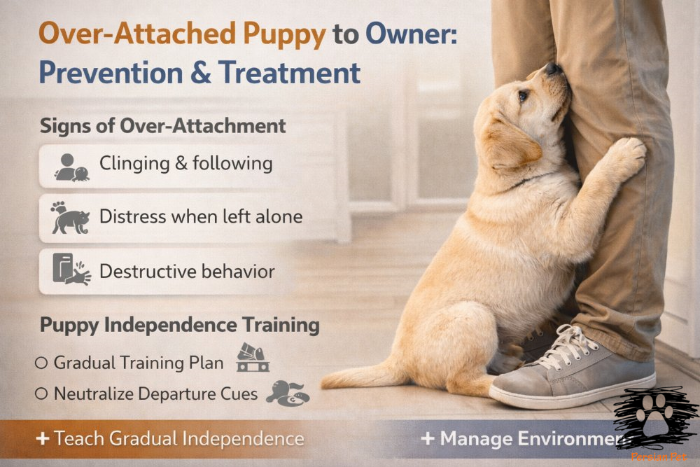 وابستگی بیش از حد توله‌سگ به صاحب؛ پیشگیری و درمان