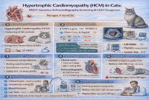 HCM گربه؛ کاردیومیوپاتی هیپرتروفیک